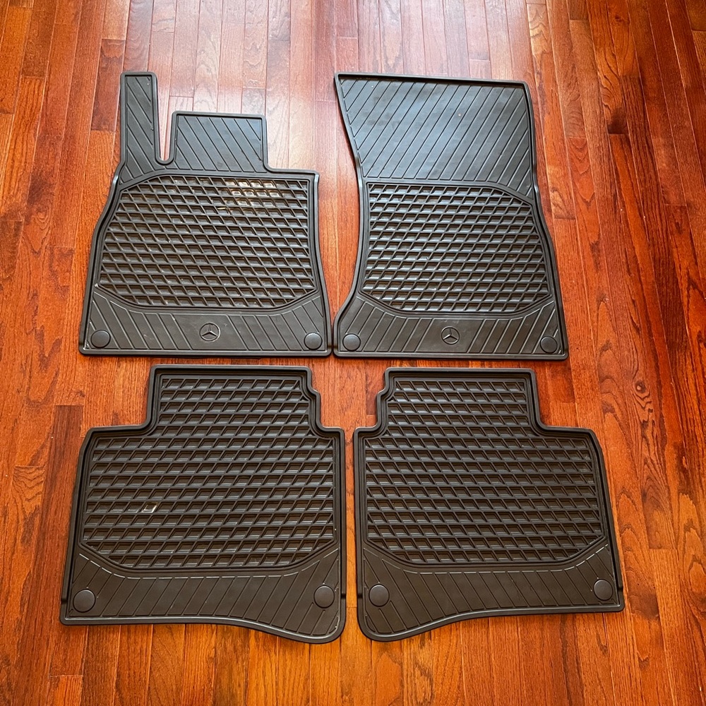 3 sets of 2015 S550 Mercedes Benz OEM floor mats